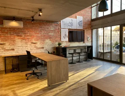 Sala de venta diseñada por Bemodular