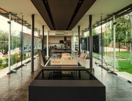 Sala de venta diseñada por Bemodular